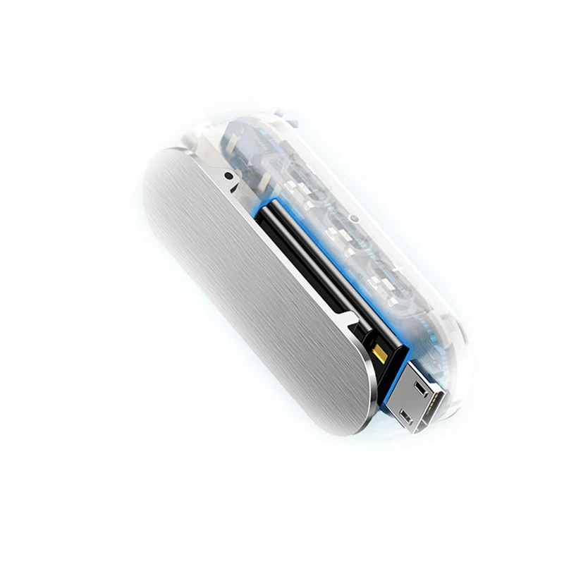 Bluetooth 5,0 аудио адаптер время ожидания до 200H 3,5 мм музыкальное зеркало поверхность аудио приемник для наушников Bluetooth адаптер - Цвет: Белый