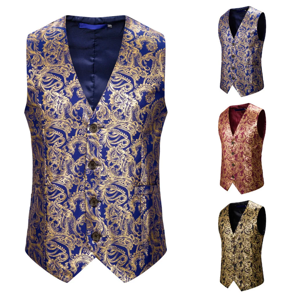 Men's Clothing Suits& Blazer Vests Fashion Men's New Fashion Denim Vest Casual Cowboy Jacket In Shoulder Blouse Drop Shipping