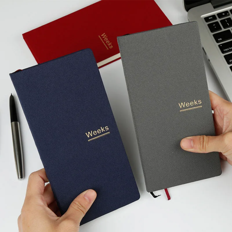

Weekly memo schedule notebook Planner Undated Date Year Month Week Plan Schedule Organizer Agenda Office & School Supplies
