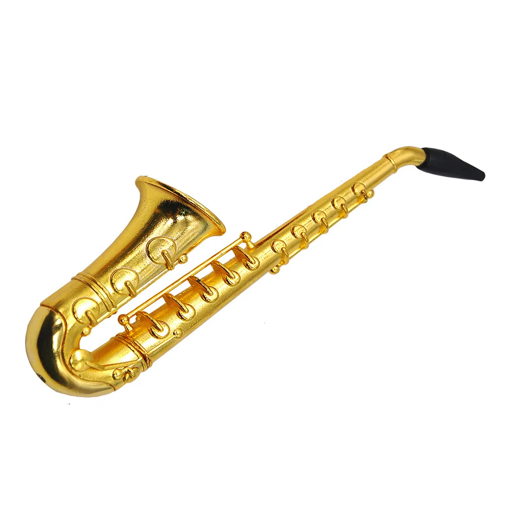 creative style Saxophone shape smoking pipes,tobacco pipe & smoking accessories, the smoke pipe can be given as a gift