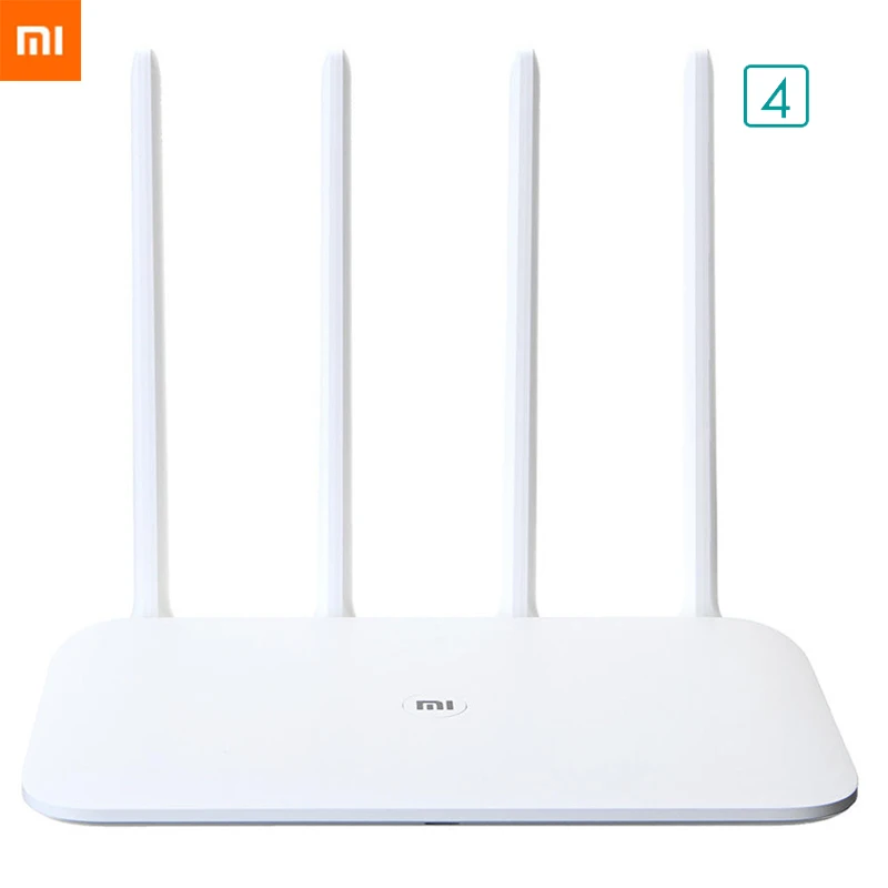 Wi Fi роутер Xiaomi Mi Router 4 повторитель сигнала 1167 Мб/с два ядра диапазона 2 ГГц и 5 802.11ac