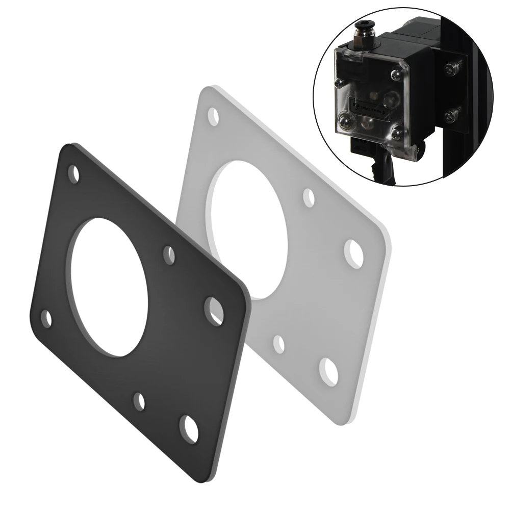 

NEMA 17 42-Series Stepper Motor Mounting Plate Fixed Plate Bracket For CNC 3D Printer Part Fit 2020 Profiles for Ender 3 CR-10