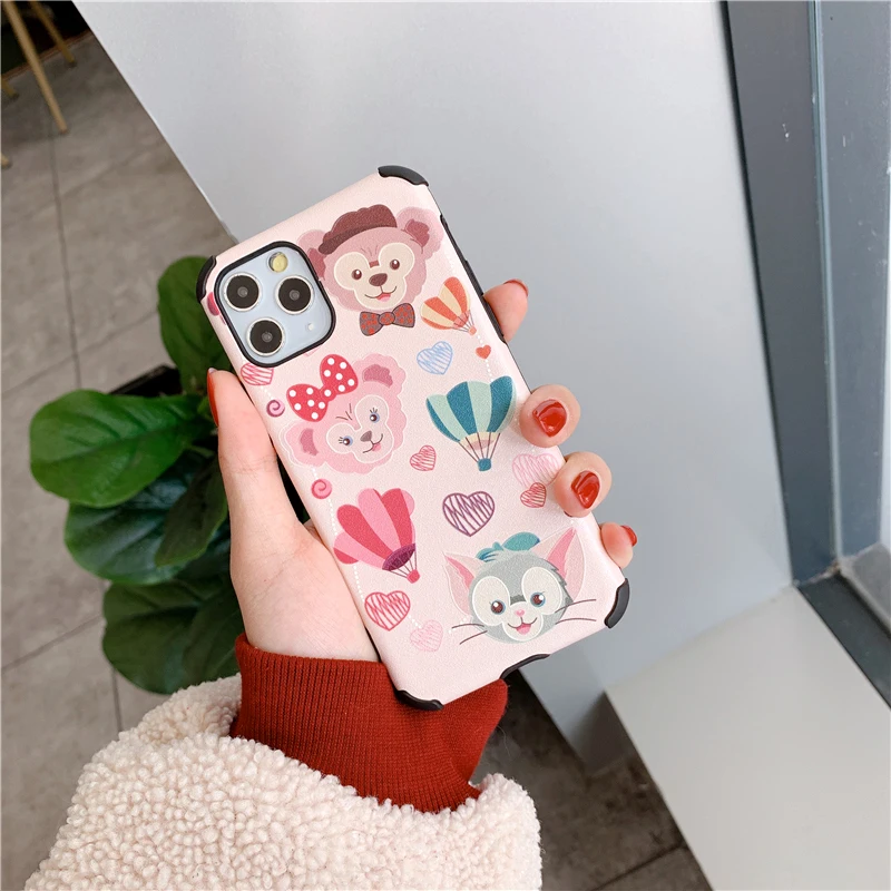 Мягкий силиконовый чехол s с мультяшным медведем для iphone 11Pro xs max xr милый глянцевый чехол для телефона 11 6 для iphone 6s 7 8plus 7plus 8 6 11