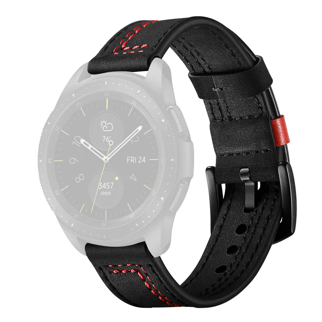 Кожаный сменный Браслет для ремня для samsung Galaxy Watch 42 мм/46 мм