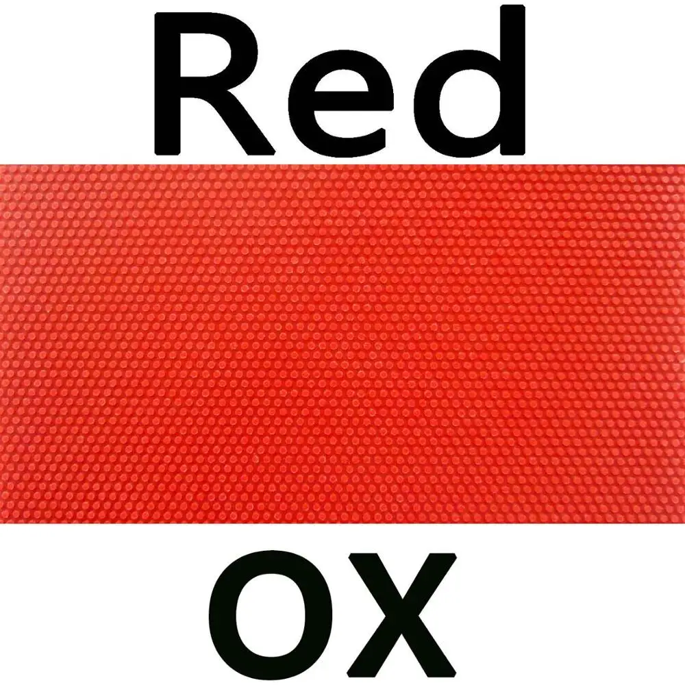 Red OX Xiying 979 длинные пунктов-out Настольный теннис верхний лист Резина без губки - Цвет: Red OX