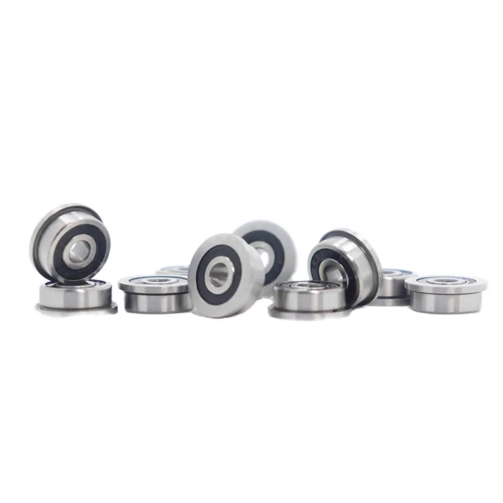 Подшипник MF105 RS 5*10*4 мм ABEC-7 фланцевый подшипник MF105-2RS шарикоподшипники MF105RS 10 шт. |