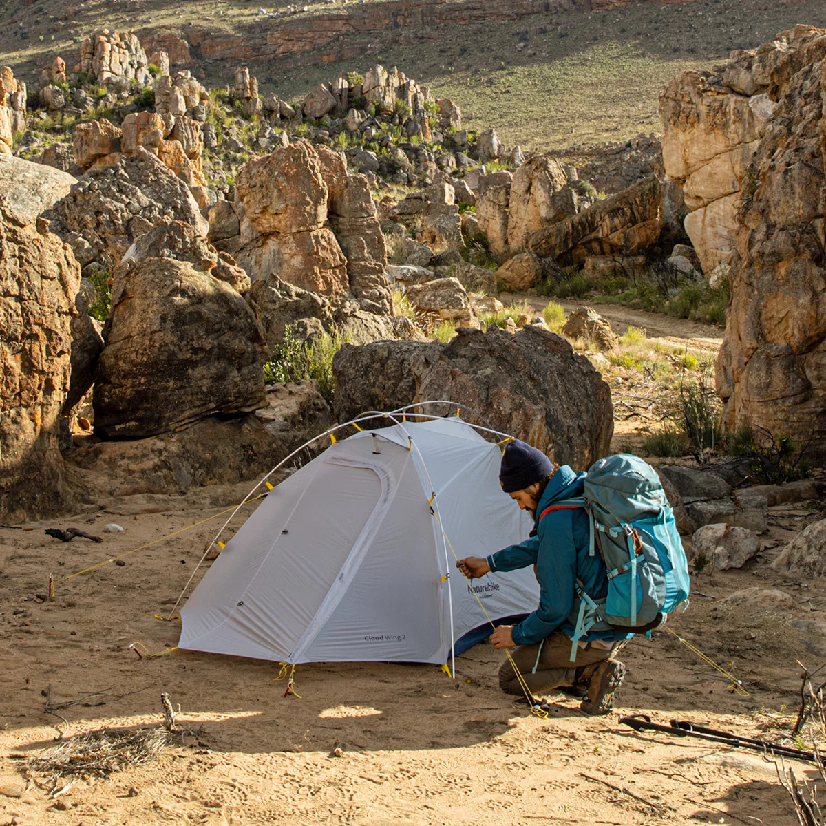 Naturehike Cloudup-крыло 2 человек Cuben палатка Водонепроницаемый альпинизмом палатки 15D нейлон Сверхлегкий Палатка для походов в горы X Крест Бар