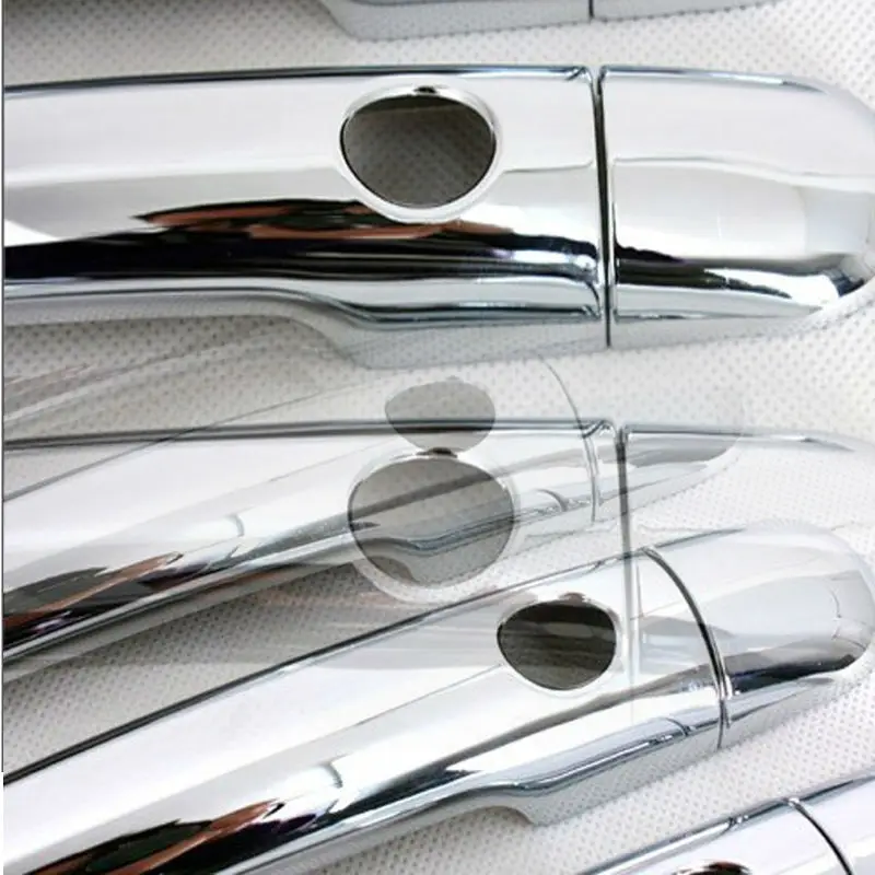 Хромированная накладка на дверную ручку из АБС пластика отделка с вырезом для