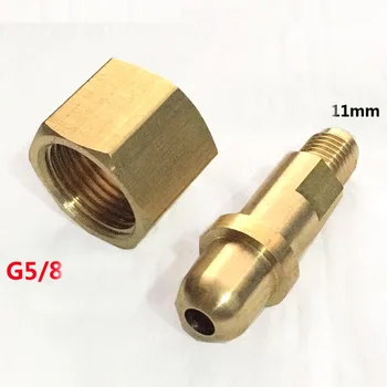 

Air conditioning G5/8 Nitrogen gas cylinder adapter with 15MPA tube Inch Fluorine Pipe SAE1/4