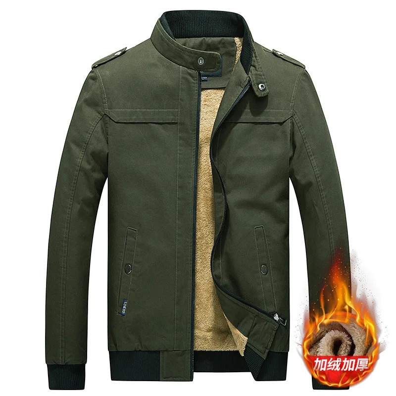 

2017 New Style Autumn & Winter Teenager Jacket Trend nan shi zhuang Gown Coat Brushed And Thick Coat Men's Korean-style