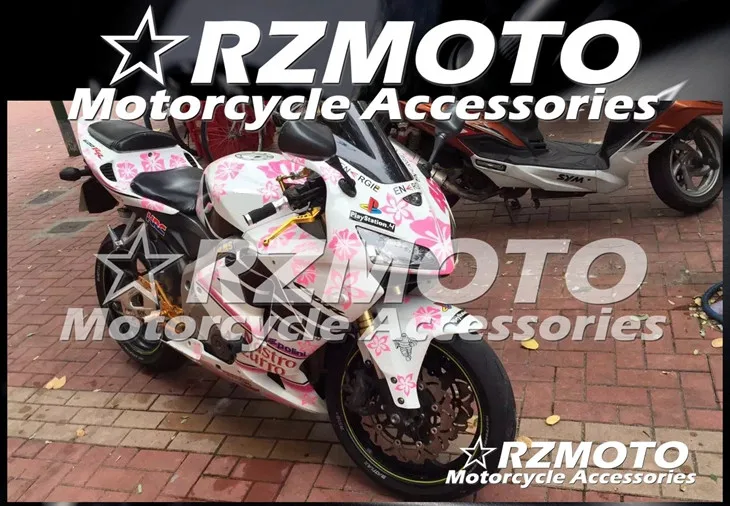 4 подарки ABS мотоцикл полный обтекатель комплект подходит для CBR600RR F5 2005 2006 05 06 cbr600 600RR тела набор розовый