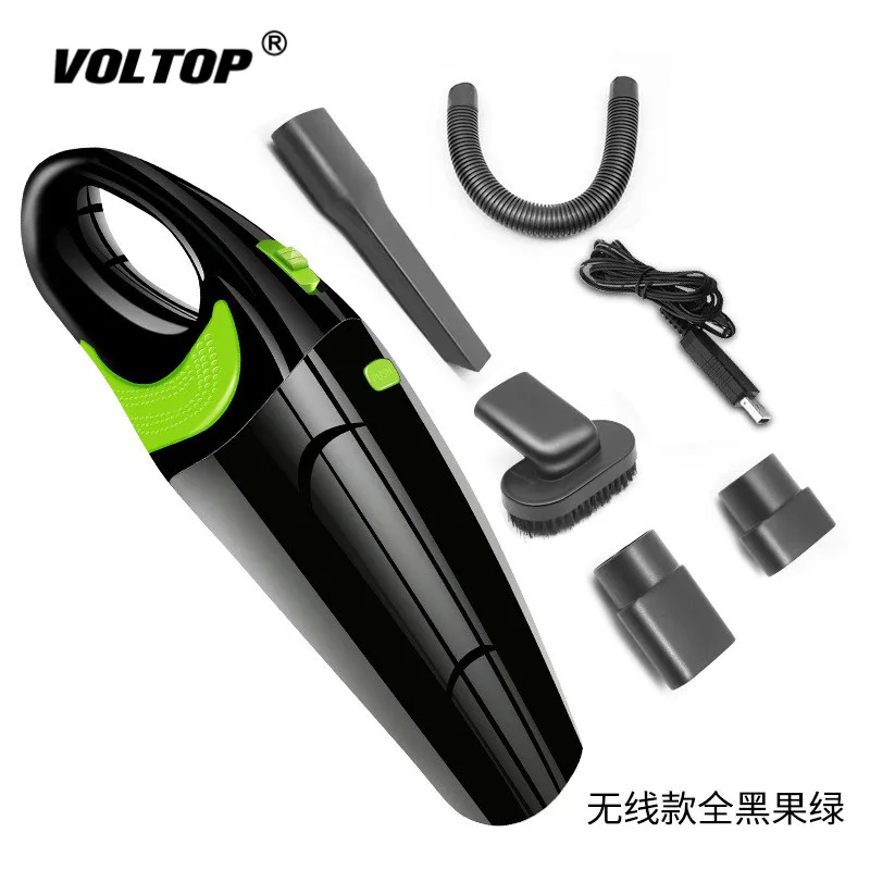 

4000pa Strong Power Car Vacuum Cleaner Sponges Cloths Brushes DC 12 Volt 120W with Handbag 4KPA Cyclonic Wet/Dry Auto Portable