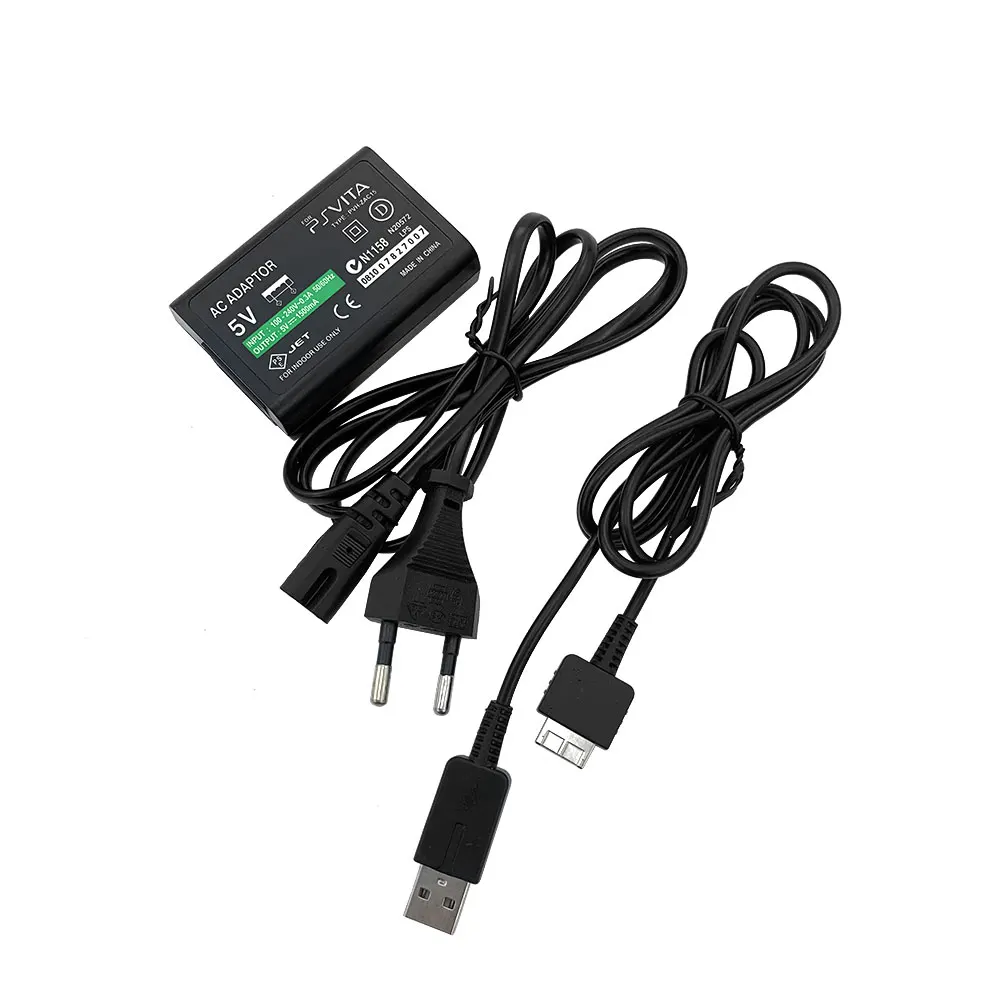 5V AC Adapter USB Charging Cable Cord Game Console Charger Adapter for Sony PS  Vita PSV 2000 Home Charger Power UK/EU/US Plug