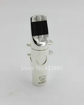 

MARGEWATE Brass Silver Plated Saxophone Mouthpiece For Alto Tenor Soprano Sax Musical Instrument Accessories Size 5 6 7 8 9