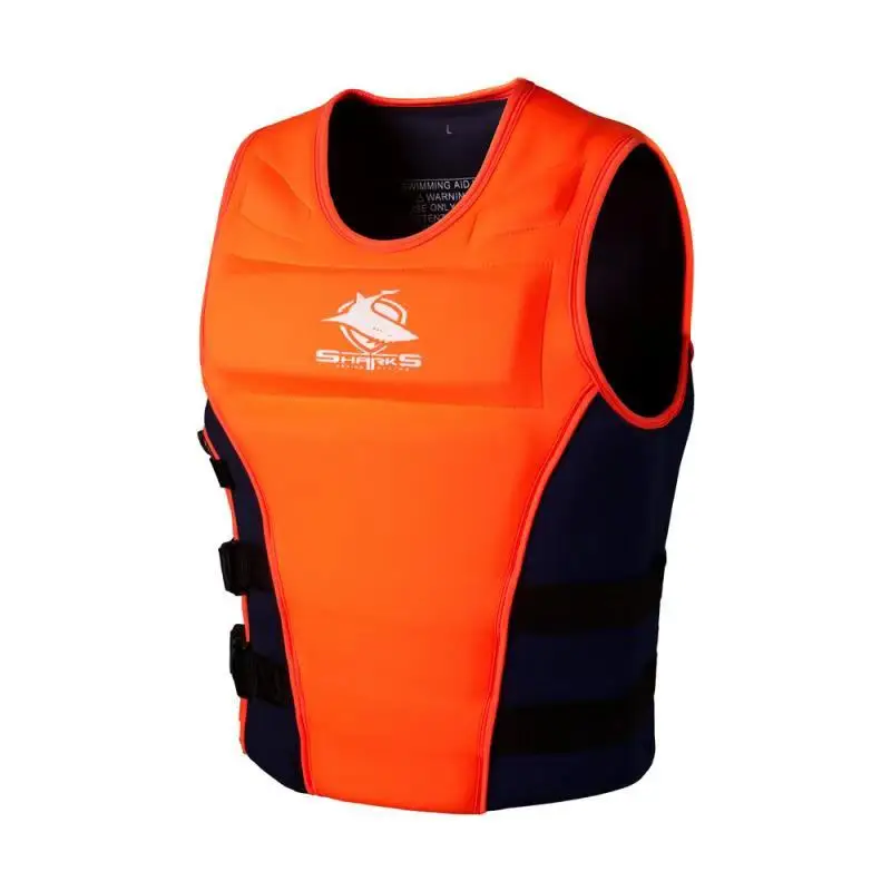Neoprene Safety Life Jacket for Adults, Safety Vest, Water Sports, Fishing, Water Ski, Kayaking, Boating, Swimming, Drifting