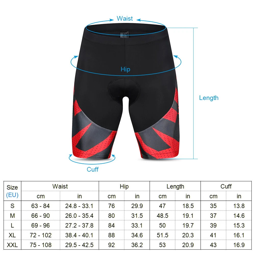 

Men's 4D Padded Cycling Shorts Shockproof MTB Bicycle Shorts Road Bike Cycling Shorts Ropa Ciclismo Tights For Man