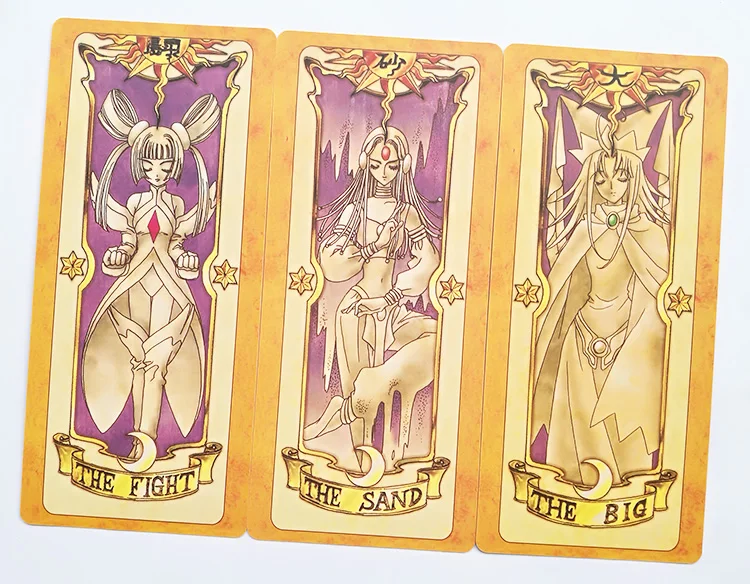 Аниме карточная игра 60 штук Sakura Cardcaptor с золотой книгой карты Таро