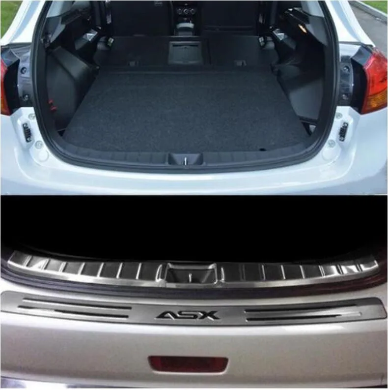 

Car styling Accessories FIT FOR 2013- 2018 Mitsubishi ASX Rear bumper Protector steep panel boot cover Sill plate fast ship