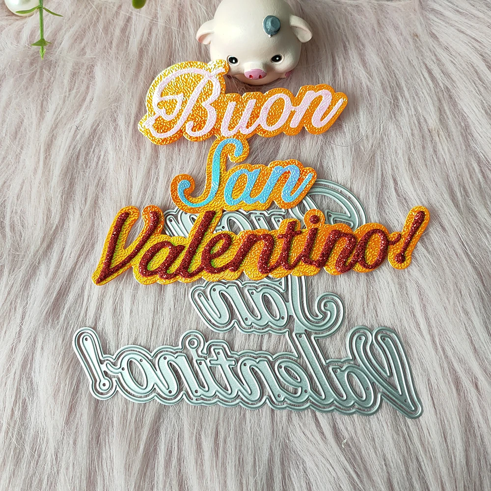 

New Happy Valentine’s Day metal cutting die mould scrapbook decoration embossed photo album decoration card making DIY handicraf