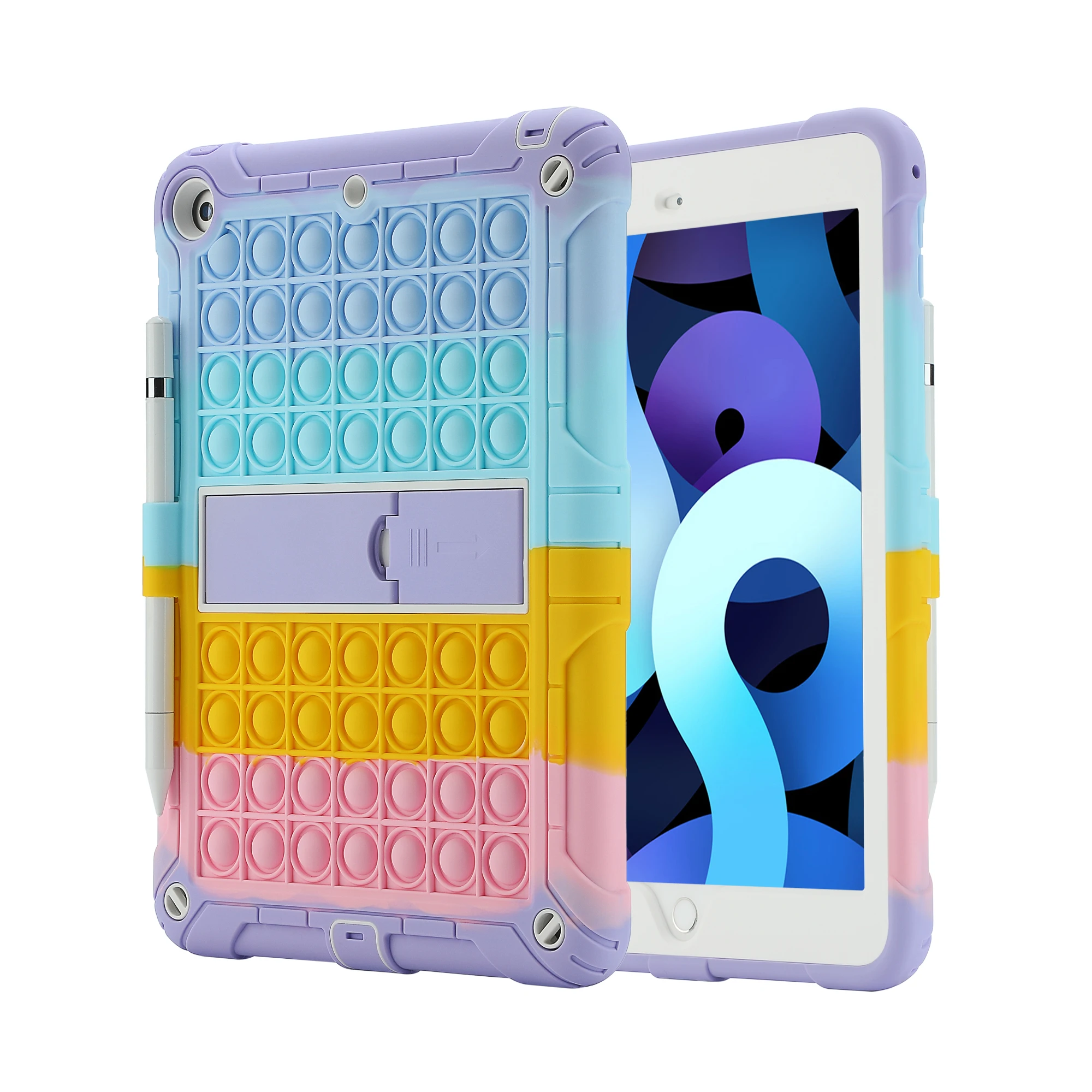Чехол Pop Push It для ipad 10 2 дюйма (9-го поколения) Air 9 7 нетоксичный Мягкий силиконовый