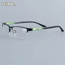 Belmon очки для чтения Для мужчин Для женщин половинной оправой, оправа, диоптрий очки мужские пресбиопические очки+ 1,0+ 1,5+ 2,0+ 2,5+ 3,0+ 3,5+ 4,0 12007A