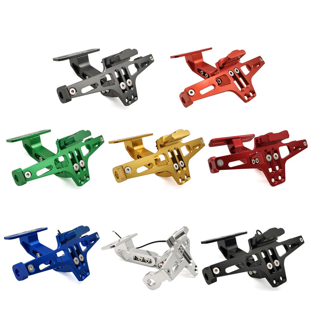 

CNC Motorcycle Rear License Plate Mount Holder and Adjustable Angle License For Kawasaki ZRX1100 ZRX1200 zrx 1200 ZX11