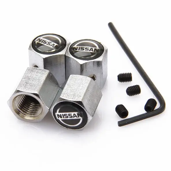 

Car Styling Emblem Auto Wheel Tire Valve Caps Case For Nissan Nismo Tiida Teana Skyline Juke X-Trail Almera Qashqai Accessories