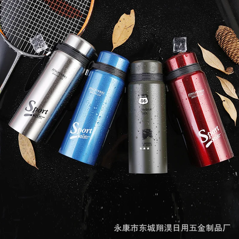 

New Style Insulated Pot Stainless Steel Space Insulated Mug Outdoor Sports Portable Large Capacity Glass