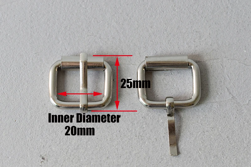 20 шт. металлический ролик пряжка ремень ремни кольцо для(20 мм) кожа ремесло сумка рюкзак собачий ошейник DIY швейные аксессуары