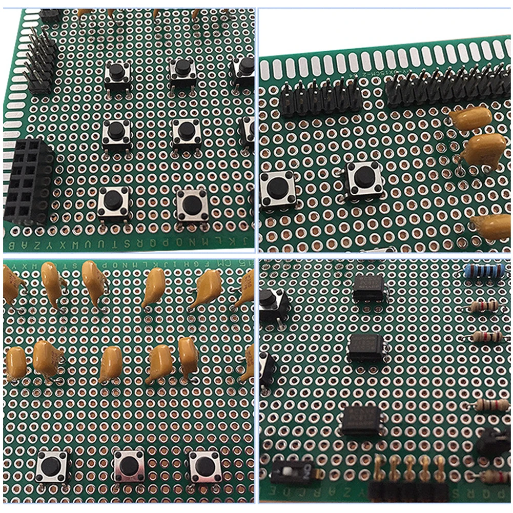 2 шт 9x15 см Двухсторонняя доска DIY Прототип бумага PCB 1,6 мм