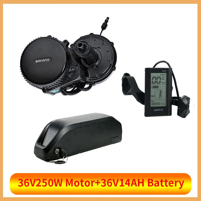 BBS01B BBS01 Bafang 36V250W Середина привода samsung батарея Электрический мотор комплект с 36 В батарея в samsung литий-ионная батарея для электровелосипеда - Цвет: 36V250W 14AH C965