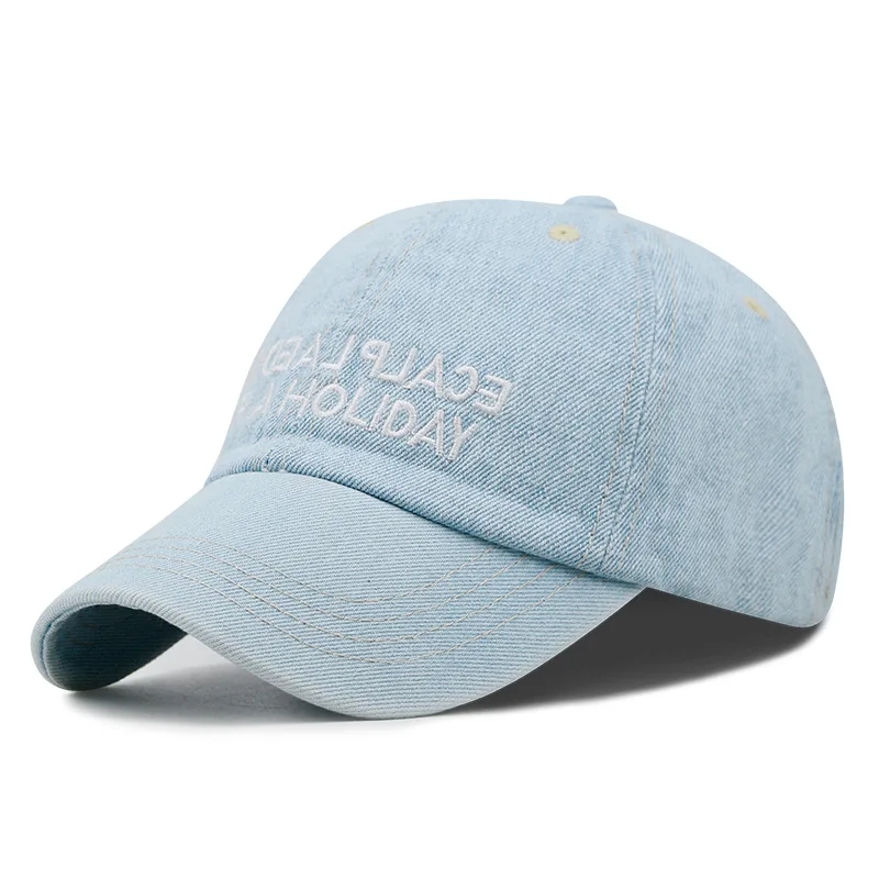 Gorras De Mujer джинсовая бейсбольная Кепка Для Взрослых Snapback шляпа для женщин Гольф Дальнобойщик на заказ шляпа Casquettes Homme ковбойские джинсы кепка s