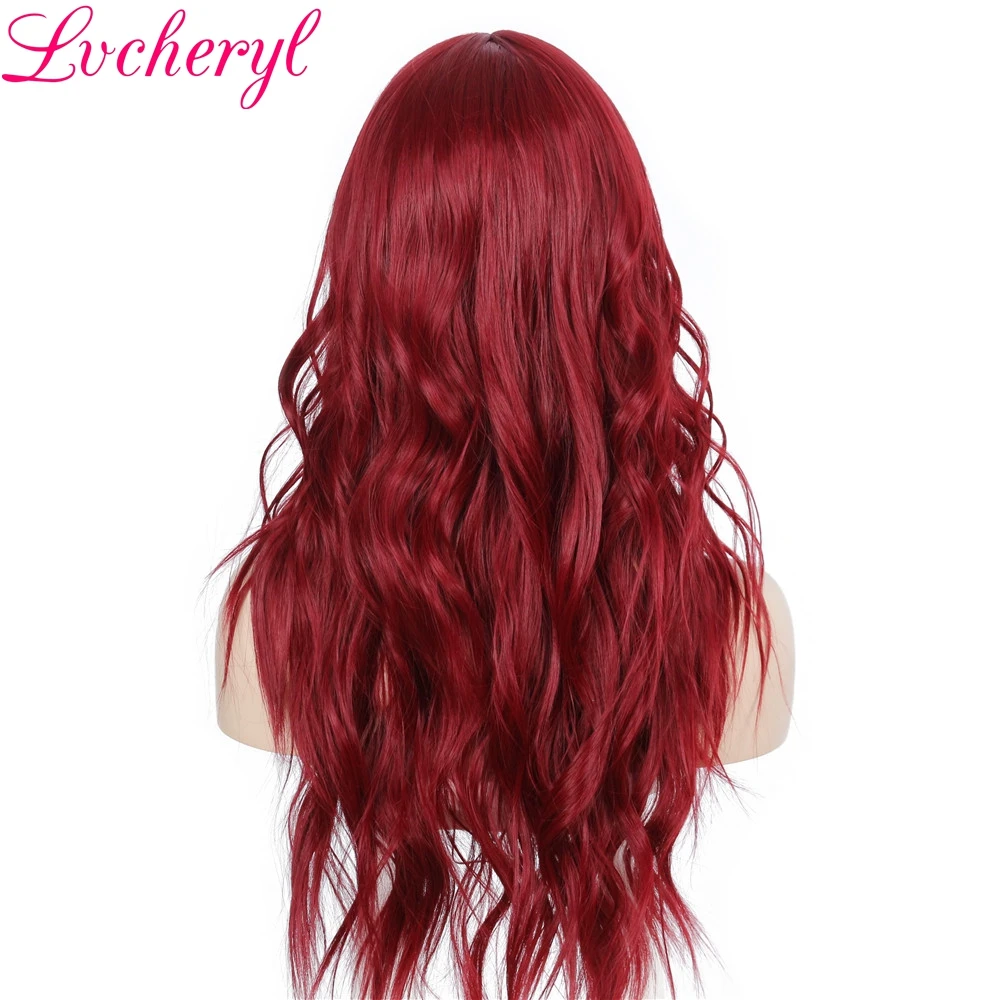 Парик Lvcheryl для женщин из искусственной кожи головы искусственные волосы
