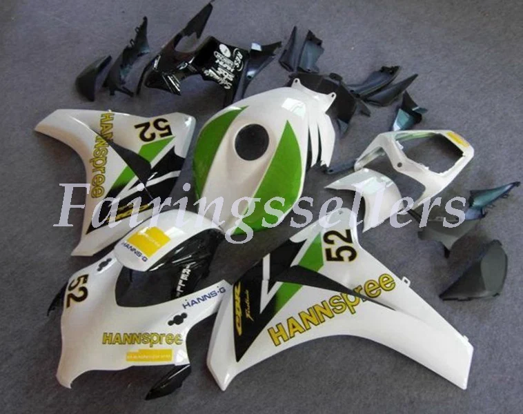 Инъекций ABS Полный обтекатели комплект Подходит для HONDA CBR1000RR 2008 2009 2010 2011 CBR1000RR 08-11 CBR1000 обтекатель, черные, красные, Пламенные со стразами - Цвет: White blue black