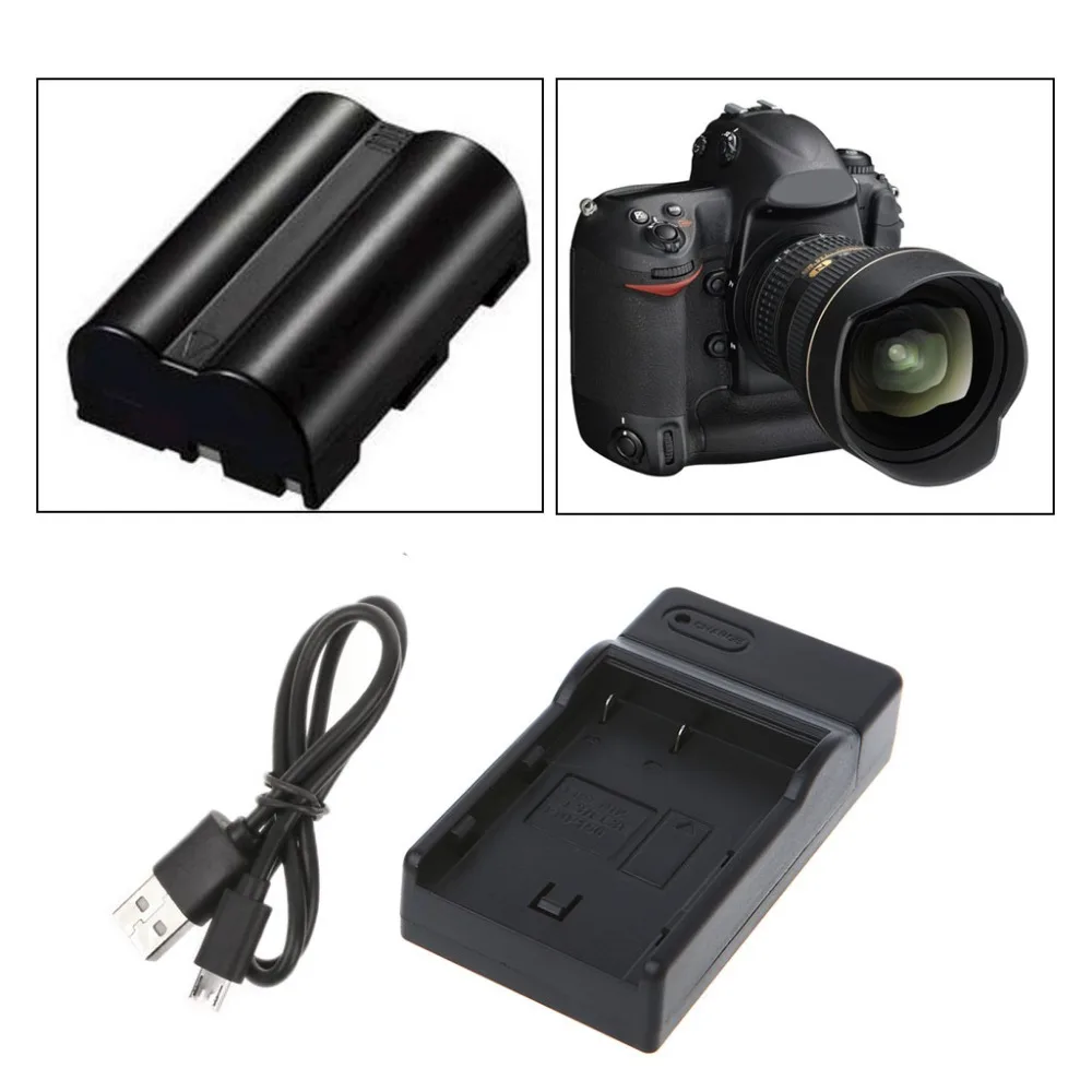 USB Батарея Зарядное устройство для Nikon EN-EL3E EN-EL3 D100/100SLR/D50/D70/D70S/D200/D80/D90