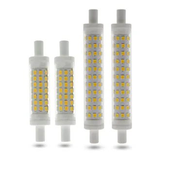 

118mm 78mm R7S lamp SMD 2835 220V 230V 9W 15W LED Corn light R7S 360 degree angle replace halogen lamp floodlight
