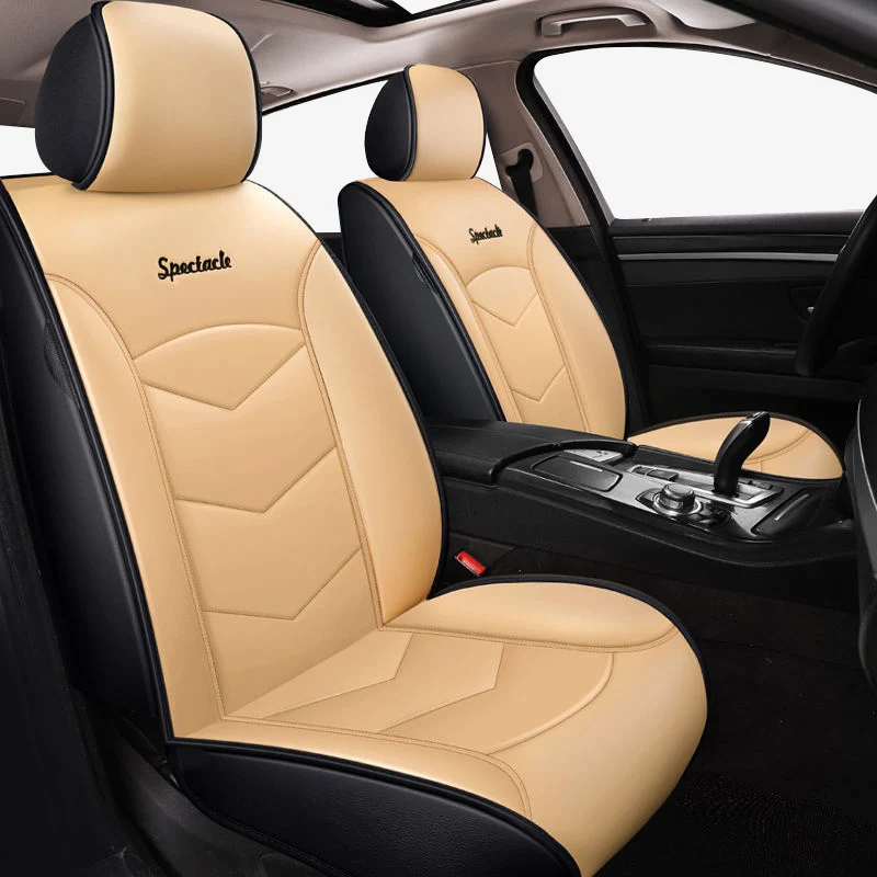High quality black Leather Car seat covers For skoda octavia 2 fabia 2017 spaceback mk2 yeti