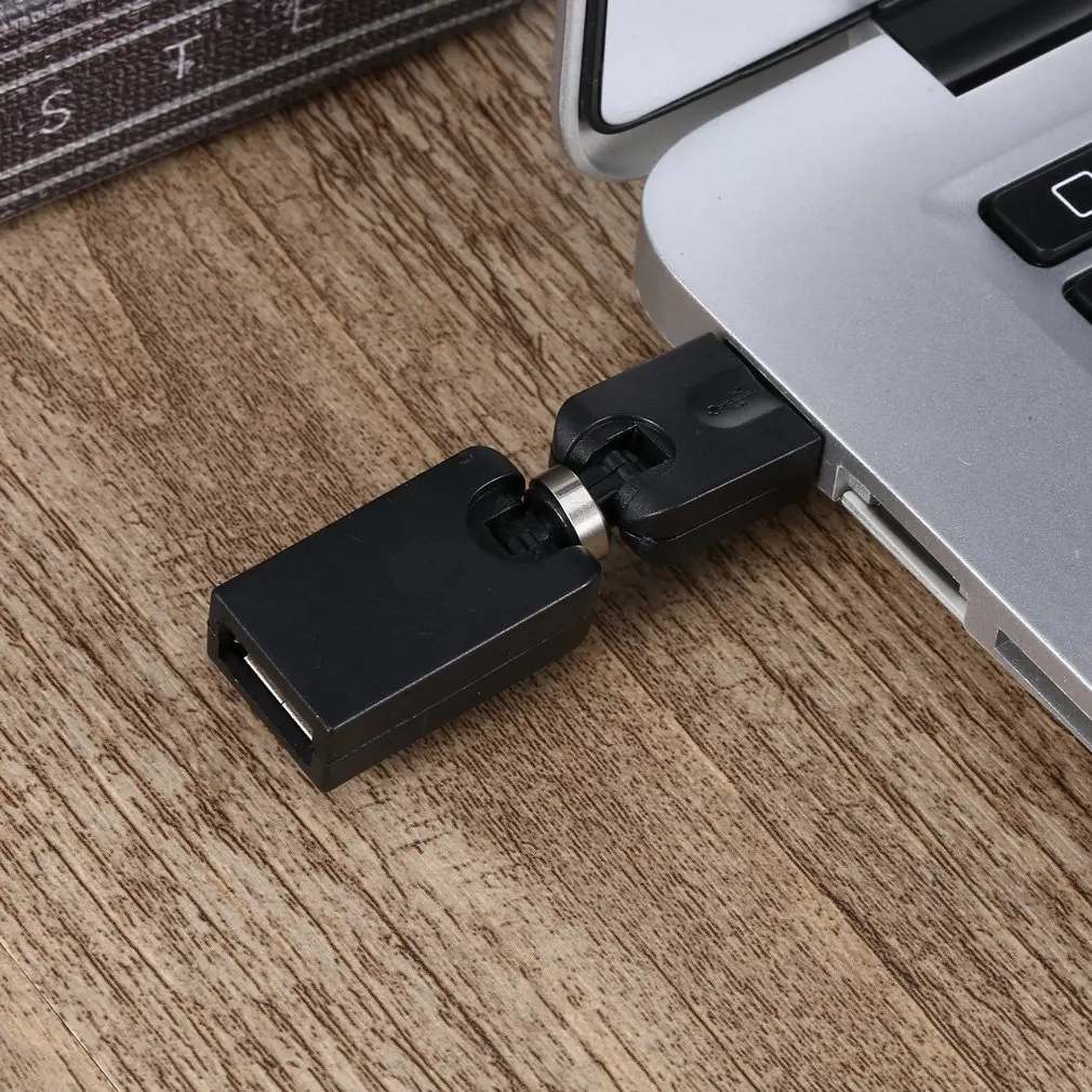 USB 2,0 мужчина к USB Женский 360 градусов угол поворота удлинитель адаптер Горячий