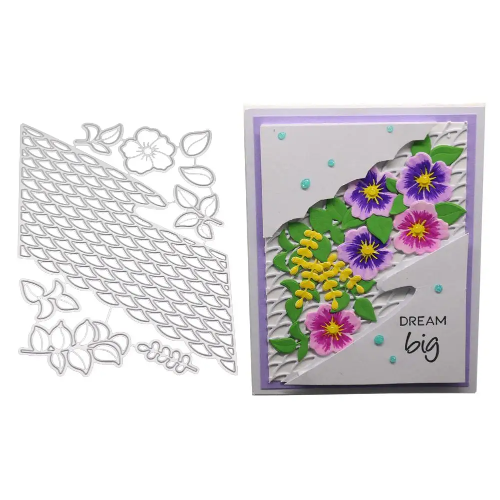  HobbyLane Irregular Background/Envelope Lace/Invitation Lace Decorative Prop Carbon Steel Cutting D - 4000078405347