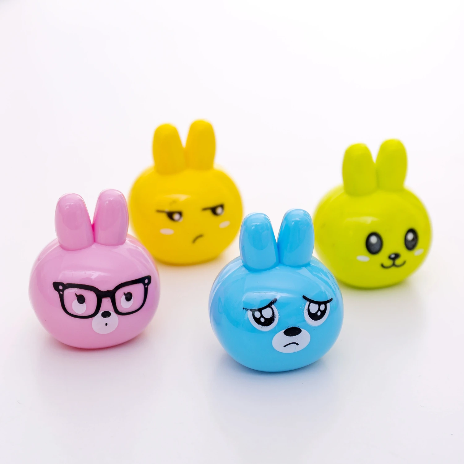 Bunny 1 шт. Lytwtw's креативный Kawaii Кролик с морковкой Кукуруза карандаш динозавр точилка школьные канцелярские принадлежности подарок для ребенка - Цвет: Bunny