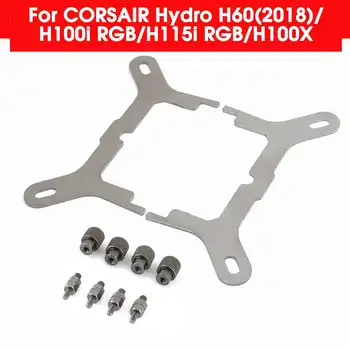 

LEORY CPU Cooling Fan Kit Mounting Bracket Kit CPU Cooler For CORSAIR Hydro Series H60(2018)/H100i RGB/H115i RGB/H100X 2011 2066