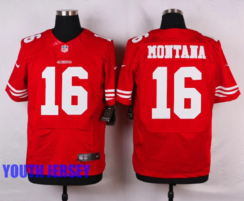 Черный Stitiched, San Francisco s, Carlos Hyde, Hayne NaVorro Bowman Eric Reid Anquan Boldin, Монтана Патрик Willisfor youth, детский трикотаж - Цвет: Черный