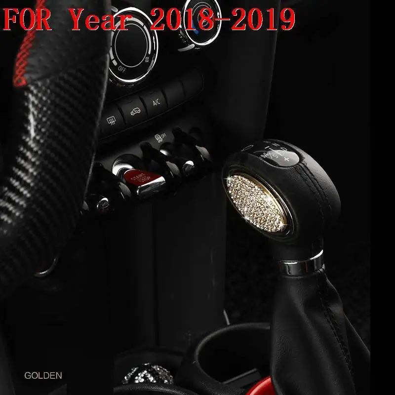 Automovil Авто модифицированное рулевое колесо приборная панель интерьер лихом модификация яркие блестки молдинги отделка 18 19 для мини F56 - Название цвета: Number 4