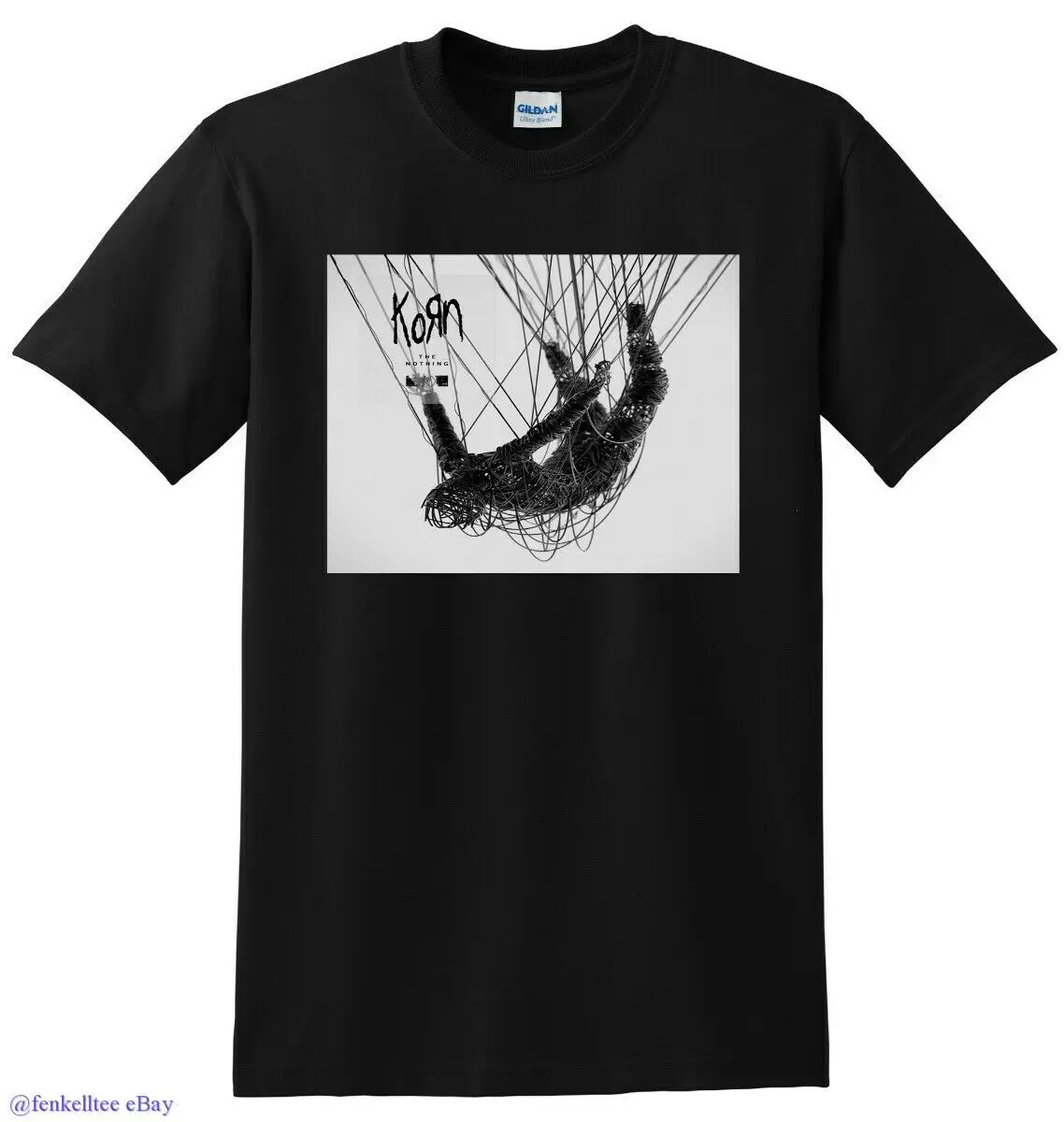 Korn T Shirt The Nothing Vinyl Cd Cover Small средний большой или Xl|Футболки| |