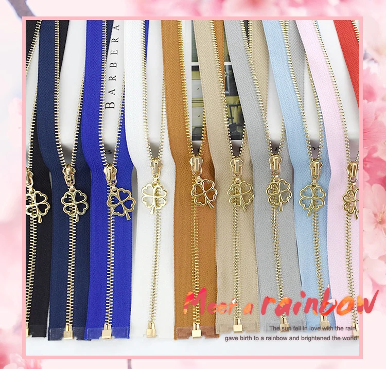 40-70 см 3# металлические молнии открытые золотые молнии DIY сумки кошелек Декор одежды молния Швейные аксессуары белая молния ZA039