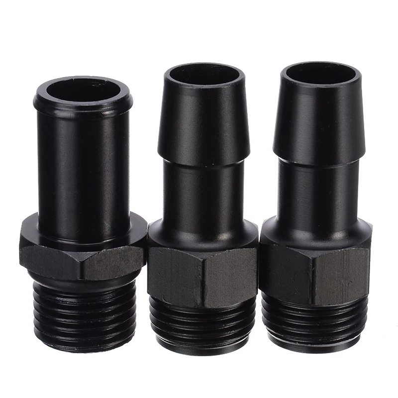 Mayitr 1set Aluminum 2-port Oil Catch Can Reservoir / Tank Universal Black With PCV/CCV Air Filter