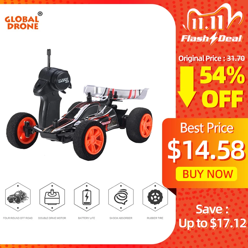 1/32 RC Car Toys Electronic Remote Control Vehicles Mini Coche RC Car Auto Crawler Buggy Gifts for Kids Radio-Controlled Machine