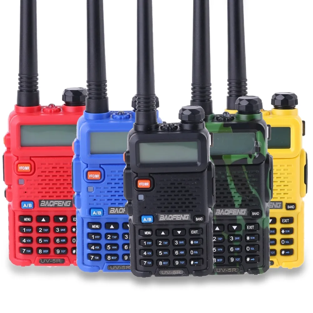 Уличная UV-5R портативная рация профессиональная CB радиостанция Baofeng UV5R трансивер 5 Вт VHF UHF портативная UV 5R охотничья радиостанция