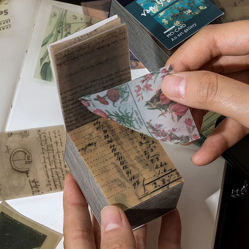 Vintage Material Paper Decoration Diary Mini Scrapbooking Card Making Journaling