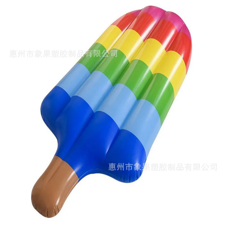 Надувной красочный Popsicle плавательный матрац экологически чистый ПВХ водный круг для плаванья поставки мороженое присоска Floatin